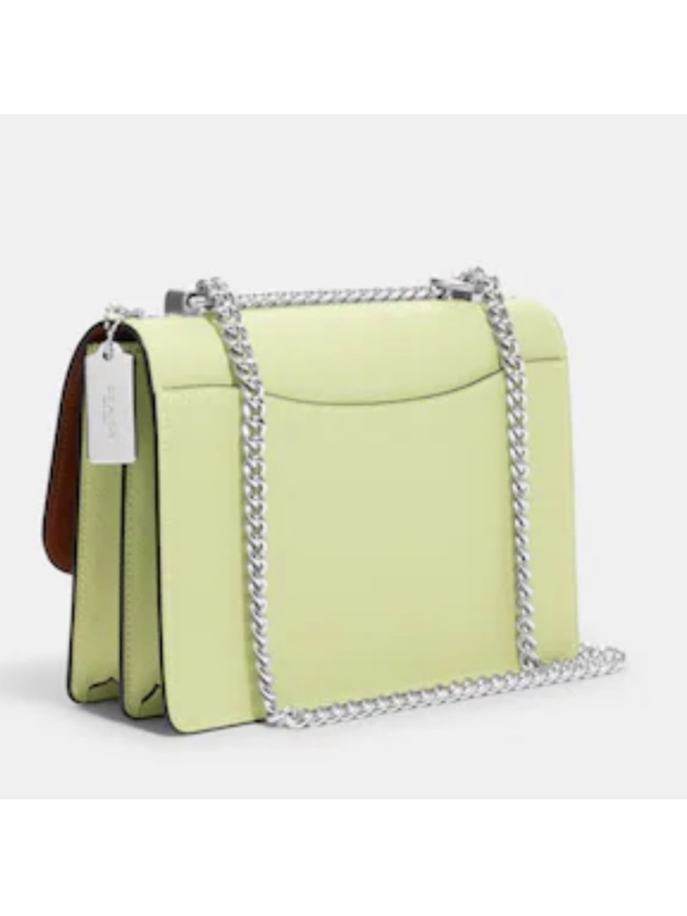 Coach Convertible Chain Shoulder Crossbody Bag in Signature Canvas - Picture 6 of 16